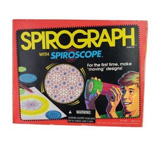 Vintage 1994 Spirograph with Spiroscope by Kenner, Design Toy, IOB